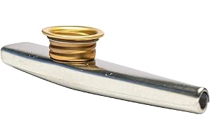 Fuzeau – Kazoo En Laiton Pour Enfants Dès 5 Ans – Sons Et Vibrations – Mirliton Pour Transformer La Voix – Instrument Musical Original Et Drôle – Éveil Musique Créatif Et Vocal – Réf. 5000