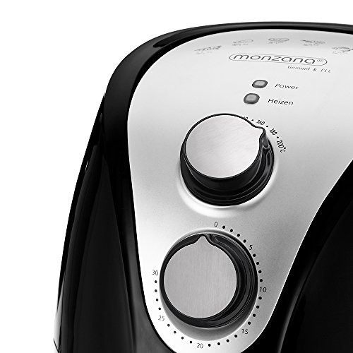 Heißluftfritteuse Friteuse Fritteuse inkl. Gratis Rezeptheft 1500W 3,6 Liter 9-in-1 - 4