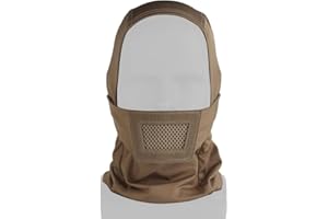 QJYZHAN Mise A Niveau Balaclava Airsoft Mesh Mask, Tactical Airsoft Masque De Protection Totale du Visage Ninja Style Outdoor Guard Réglable Mesh Mask