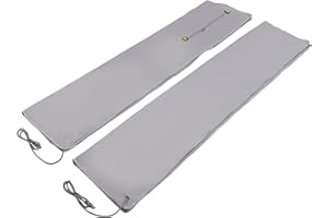 BATHRENA Infrarotkabine, 650W Fern-Infrarot-Sauna Decke Saunasack Körper Shaper Decke, 2 Zone Controller Professionelle Dampfdecke für die Heimsauna mit Fernbedienung (Silber)