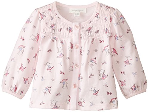 Pumpkin Patch Baby-Girls Smocked Top T-Shirt, Pink (Rose Water), 12-18 Months