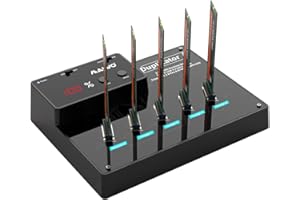 MAIWO M.2 SATA NGFF 5 Bay Clone Offline Duplicator 5Gbps Toolless, USB 3.0 to M.2 External Hard Drive Docking Station Enclosure, 10TB Capacity