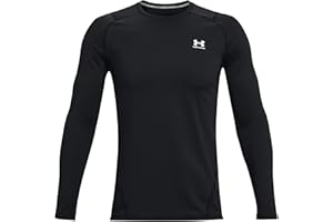 Under Armour Ciepła funkcjonalna koszula dla mężczyzn, lekka koszulka sportowa z długim rękawem, termiczna koszulka z długim rękawem Mężczyźni Ua Cg Armour Dopasowana Załoga