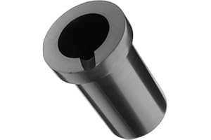 VILLCASE Creuset Graphite, Métal de Creuset 1Kg Graphite Creuset Fonderie Coupe Four Torche Fusion Coulée Raffinage Or Cuivre Laiton Platine Et Autres Métaux Précieux