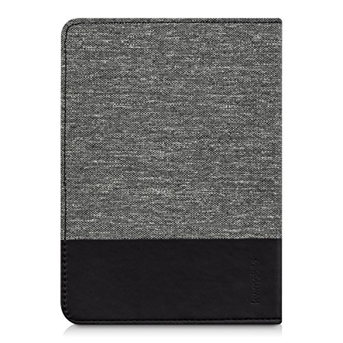kwmobile Hülle für Tolino Shine 2 HD – Flipcover Case eReader Schutzhülle – Bookstyle Klapphülle Dunkelgrau Schwarz - 3