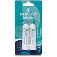 Reliance Medical Nasal Stick Inhaler, Instant Relief for Nasal Congestion, Sinusitis, and Airways, with Essential Oils of Eucalyptus and Menthol, Pack of 2 (Twin Pack)
