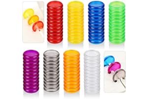 OUTUS 88 mini discos de plástico multicolor para añadir páginas adicionales, notas u obras de arte