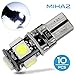 Produktbild 10 Stück MIHAZ T10 5050 weiß 5SMD Canbus Fehler frei LED Birnen Chips Keil Licht Lampe 501 147 152 158 159 161 168 194 2825 W5W