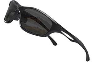 JAGPX Polarisierte Sport-Sonnenbrille für Herren und Damen, UV400 Schutz, Fahrradbrille für Radfahren, Laufen, Angeln, Sportbrille, Laufbrille, Rennrad