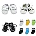 Produktbild ZITA ELEMENT 9 Stück Gestreifte Puppensocken Puppenschuhe für American 18 zoll Girl und anderen 45-46cm Puppen 3 Paar Schuhe + 6 Paar Socken