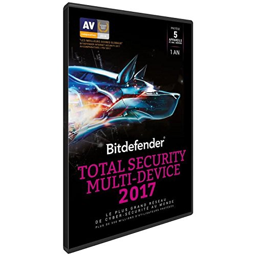 Preisvergleich Produktbild Bitdefender Total Security 2017 – 1 Jahr 5 PC