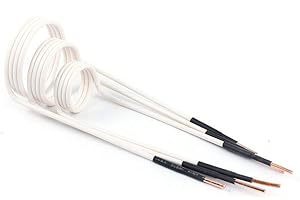 KANGTEN Induktionsheizgerät Induktionsheizer Induktions Spule Set Ductor Werkzeug Weiß 8 Stk φ30mm/40mm/50mm für Induktionsheizgerät
