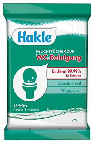 Preisvergleich Produktbild WC-Reinigungstücher feucht 12 Stück