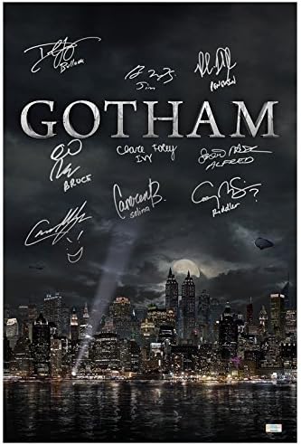 Gotham Cast Autographed 16x24 Cityscape Poster