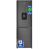 CHiQ FBM228NE4DE No Frost Combi Refrigerator, Freestanding Fridge with Freezer, 231 L Refrigerator and Freezer Combination, F