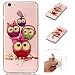 Produktbild iPhone 6S Plus 6 Plus Hülle, E-Unicorn Handyhülle Apple iPhone 6S Plus 6 Plus Hülle Transparent mit Muster 3D Eule Silikon Durchsichtig Tasche Ultra Slim Dünn TPU Bumper Schutzhülle Stoßfest Hochwertigem Zubehör Set Etui Schale Back Case Cover Rückseite