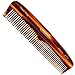 Kent The Handmade Comb - 143 mm Fine and Coarse Toothed Pocket Comb Sawcut R7T by Kent [Beauty]