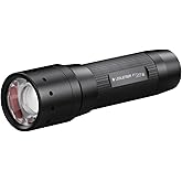 Led Lenser P3R Rechargeable Pocket Flashlight - 140 Lumen With Focus System
