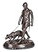 Produktbild Grosse Bronzeskulptur Jäger Jagdhund Bronze Jagd Hund Figur Skulptur antik Stil