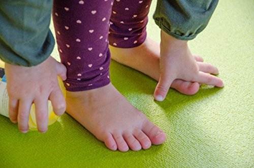 Krabbelmatte ECO (120cm x 120cm) für Babies. –> Versand kostenlos. Öko-Tex zertifziert. Geld zurück Garantie. - 4