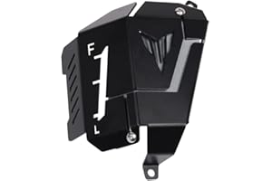 HEIGOAL Motorradzubehör Kühlmittelrückgewinnungsbehälter Abschirmung Abdeckung für Yamaha MT07 MT-07 FZ-07 2014 2015 2016 2017-2020 (grau)