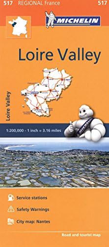 Pays de la Loire - Michelin Regional Map 517: Map (Michelin Regional Maps, 517)