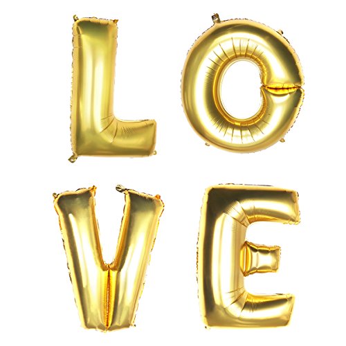 TOYMYTOY 40-Zoll LOVE Folienballon für Hochzeit Party Valentinstag - 7