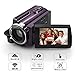 Produktbild 4K Kamera Camcorder, Eamplest WiFi Ultra HD Videokamera 48MP 16X Digitalzoom Nachtsicht Handheld Camcorder mit 3 "LED Touchscreen, 2 Batterien (4K Camcorder)