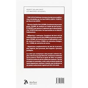 CODI CIVIL DE CATALUNYA I LEGISLACIO COMPLEMENTARIA