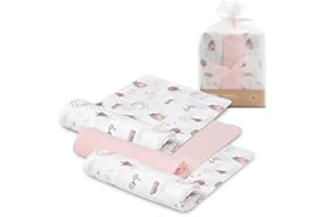 Interbaby Muselina Bambu Bebe 55x75cm | Gasas para Bebes Recien Nacidos, Lactancia, Toalla, Manta | Muselinas Bebe Cómoda, Suave, Transpirable