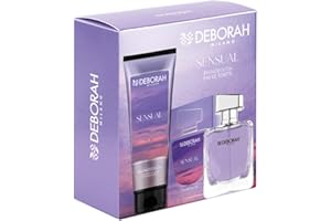 Deborah Milano - Sensual Set Doccia con Profumo e Bagnodoccia, Cofanetto Regalo Donna, Fragranza Agrumata e Speziata con Cuore Fiorito e Fondo Armonico, Eau de Toilette 100ml e Docciaschiuma 250ml