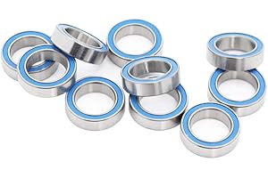 FUSHIBEARING Roulement à billes 6700RS 10 x 15 x 4 mm compatible avec Traxxas 5119,10 x 15 mm ABEC-3 (Lot de 10 pièces)