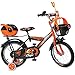 Produktbild Moni Byox Kinderfahrrad 16 Zoll 1670 orange Stützräder Korb, Spiegel, ab 4 Jahre