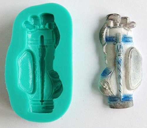 Golf clubs Sugarcraft Silicone Rubber Moulds Cake Decorating mold Resin sugarpaste flower paste