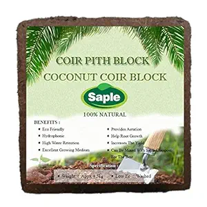 Saple Cocopeat Block - Expands up to 75 litres of Cocopeat Powder