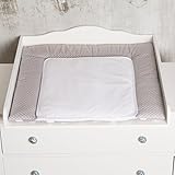 Puckdaddy "Punkte klein" Wickelauflage, Wendeauflage 2-seitig