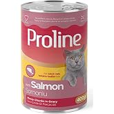 Proline Somon Etli Sos İ&ccedil;inde Gravy Yetişkin Kedi Konservesi 400 Gr