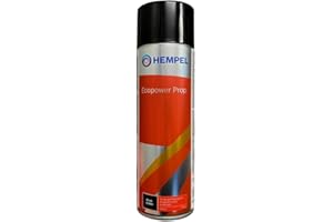 HEMPEL ( MB FIBREGLASS ) Hempel Eco Power Antifoul Spray - Black - 500ml - Boat Paint