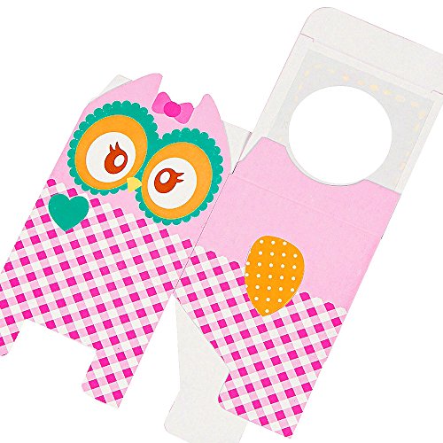 German Trendseller® – 6 x Eulen Geschenke Schachteln ┃ Süßigkeiten Boxen ┃ Ideal zum befüllen für die kleinen Gäste - 3