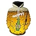 Produktbild Luckycat Oktoberfest Pullover Herren Lässige Herbst Winter Kapuzenpullover 3D Druck Streetwear Langarm Caps Bierdruck Sweatshirt Hoodie Kapuzenpullover Oversize Sweatshirt Loose Fit Kapuzenjacke