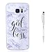 Produktbild Grandoin Galaxy S7 Edge HandyHülle, Marmo Motiv Ultra Dünn Weiche TPU Silikon Schutz Handy Hülle Handytasche HandyHülle Etui Schale Schutzhülle Case Cover für Samsung Galaxy S7 Edge - Mädchen