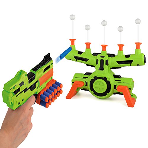 Floating Target Airshot Game Foam Dart Blaster Shooting Toy Kids Ball Blasting