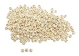 In Würfelform 200 g Holz-Buchstabenperlen, ca. 8x8mm, VBS Großhandelspackung