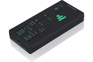 Heayzoki Mini Cute Portable Voice Changer, Halloween Voice Changer Party Supplies Voice Changer Live Broadcast Sound Card For Mobile Phone PC, 8 Multi Voice Changer Phone Microphone Disguiser