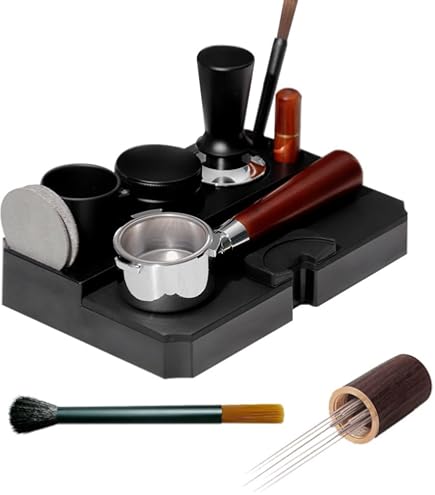 Bncxdc Tamper Station, 51/54/58mm Tamping Station, Base De Tassage Du Café En ABS, Base De Poudrage Universelle Pour Le Café, Laccessoire Professionnel Du Barista Pour La Préparation De Lespresso