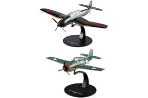 OPO 10 - Lot de 2 Avions de Combat 1/72 Compatible avec Aichi B7A2 + Grumman F4F - NG12 - G10+G18