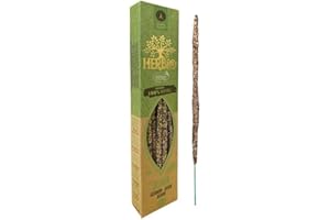 FRAGRANCES & SENS Frangrances & Sens HERBIO - Incenso Bastoncini Naturali al Gelsomino Ecologici Certificati, Artigianali Fatti a Mano, Lunga Durata(~75 Min), 20gr