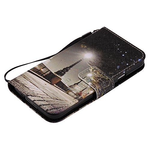 Feeltech Samsung Galaxy S5 Hülle PU-Leder und Brieftasche Bunte Muster Fall mit Magnetverschluss, Hybrid-Kickstand mit Stand-Funktion, schlagen Sie schützende weiche TPU Stoßstangenabdeckung und Kreditkartenhalter für Samsung Galaxy S5 Handgelenk Bügel-Buch-Art-Geldbeutel-Tasche mit 2 In 1 Berühren Sie Stift – London - 6
