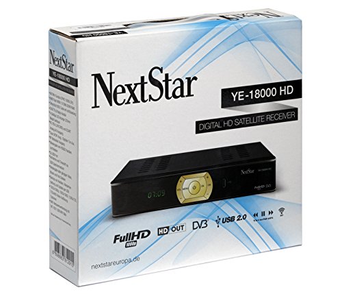 NEXT YE-18000 HDTV PLUS digitaler Satelliten-Receiver / Media Player inkl. HDMI Kabel (HDTV, DVB-S2, HDMI, SCART, USB 2.0, S/PDIF, Full HD 1080p) [vorprogrammiert ASTRA, HOTBIRD, TÜRKSAT] – schwarz - 5