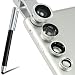 Produktbild First2savvv JTSJ-4N1-A16G2 Silber Handy Universal 4 in 1 Clip Kamera Profiklasse Lens Kit (Fischauge, Weitwinkel, Makro-Objektiv und Barlow) für HTC Desire X One X+ ONE SV One first One mini Desire 500 516 510 300 601 310 610 816 820 826 EYE HTC One max One (M8) One mini 2 One dual sim butterfly 2 Windows Phone 8x/8s by htc One M9 Nokia Lumia 800 900 820 920 620 510 520 530 720 925 1020 625 1320 mit Touch-Pen
